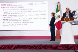 Claudia Sheinbaum garantiza apoyo total a población afectada por lluvias