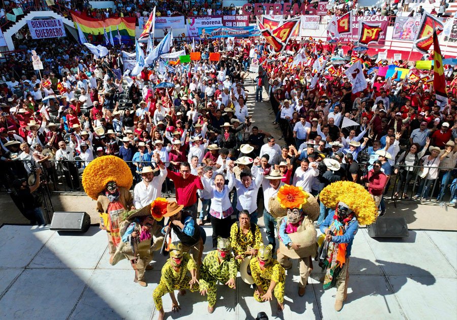 &lsquo;Acapulco va a estar en pie&rsquo;: Claudia Sheinbaum ante militantes y simpatizantes de Eduardo Neri