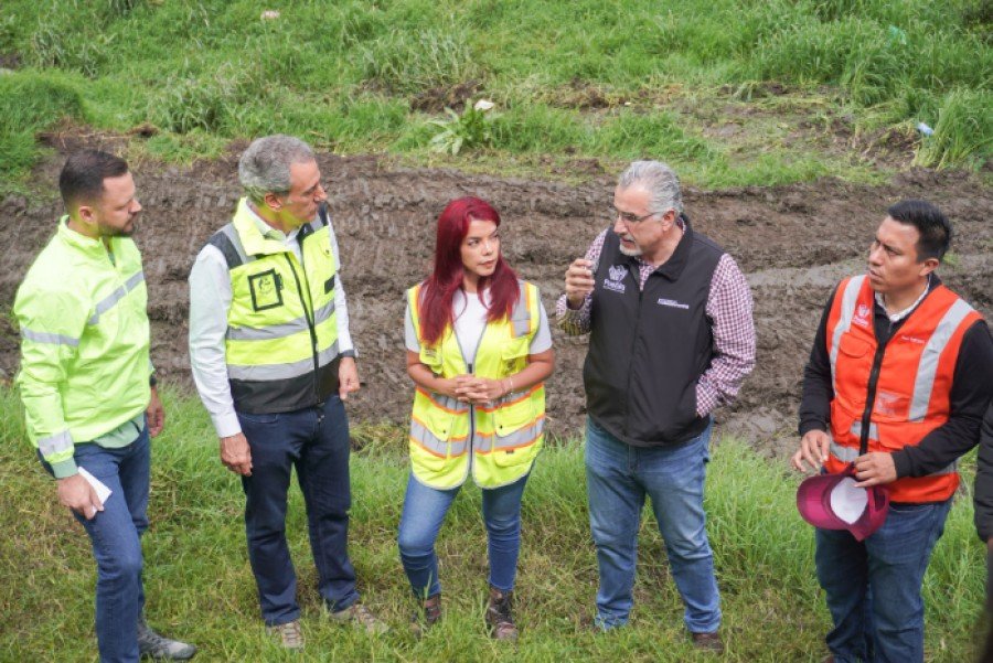 Supervisa Pepe Chedraui trabajos de desazolve y limpieza en vasos reguladores, barrancas y ríos de la capital