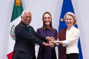 Renueva la presidenta Claudia Sheinbaum acuerdo con la Uni&oacute;n Europea