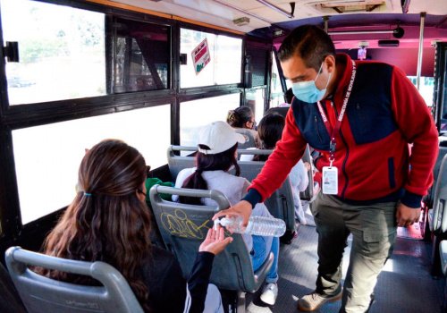 Mantiene SMT protocolos sanitarios en transporte p&uacute;blico