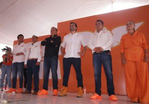 Fernando Morales y Jorge Máynez cierran campaña en Texmelucan