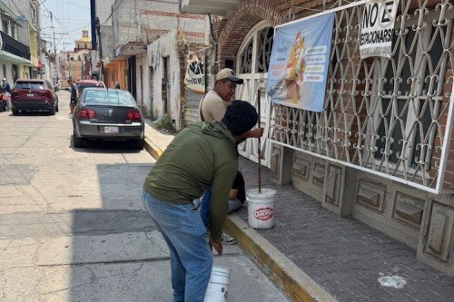 Refuerza Gobierno de Juan Manuel Alonso ordenamiento comercial en Texmelucan