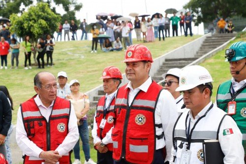 Puebla se suma con &eacute;xito al Segundo Simulacro Nacional 2025