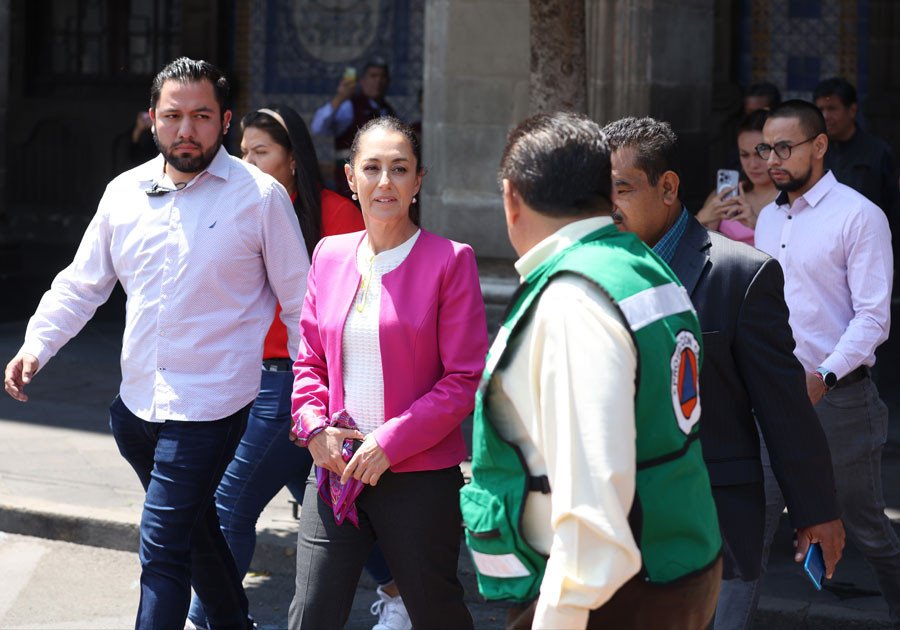 Un esfuerzo exitoso, el Primer Simulacro Nacional 2023, en la capital del pa&iacute;s: Sheinbaum