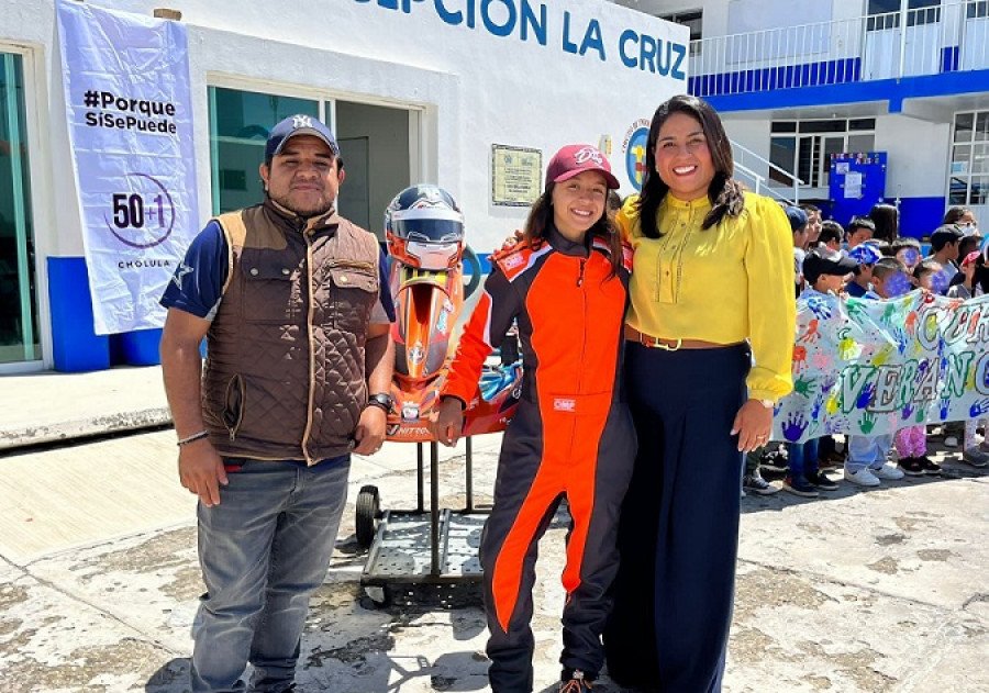 Regidora Berenice Porquillo motiva a la niñez sanandreseña a cumplir sus sueños