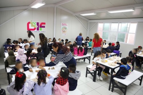 DIF Puebla Capital fortalece la alimentaci&oacute;n de la ni&ntilde;ez con el nuevo desayunador de preescolar al sur de la ciudad