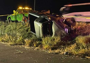 Muere chofer de camioneta frente al Arco de Seguridad de Izúcar
