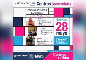 Publican cartelera cultural para el fin de semana en Puebla capital