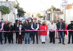 Entrega Ayuntamiento de Puebla más calles pavimentadas