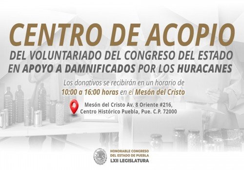 Centro de Acopio del Congreso contin&uacute;a con recepci&oacute;n de v&iacute;veres para damnificados por lluvias