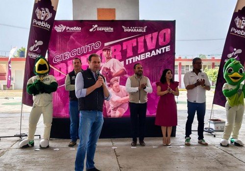 IMDP puso en marcha el Circuito Deportivo Itinerante en San Francisco Totimehuac&aacute;n