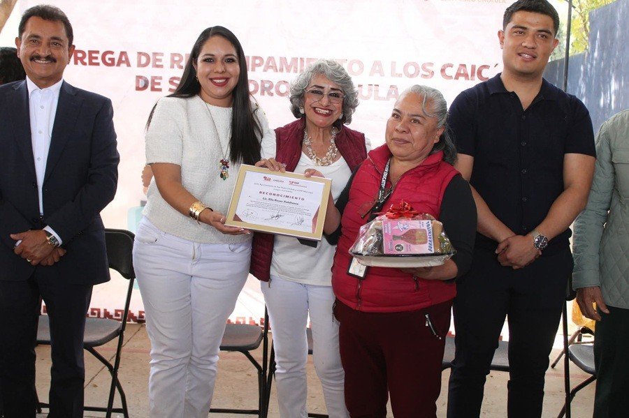 Fortalece Tonantzin Fern&aacute;ndez la atenci&oacute;n a la primera infancia con equipamiento a CAIC&rsquo;s