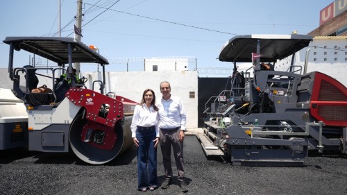Presenta Pepe Chedraui Tren Capitalino de Pavimentaci&oacute;n