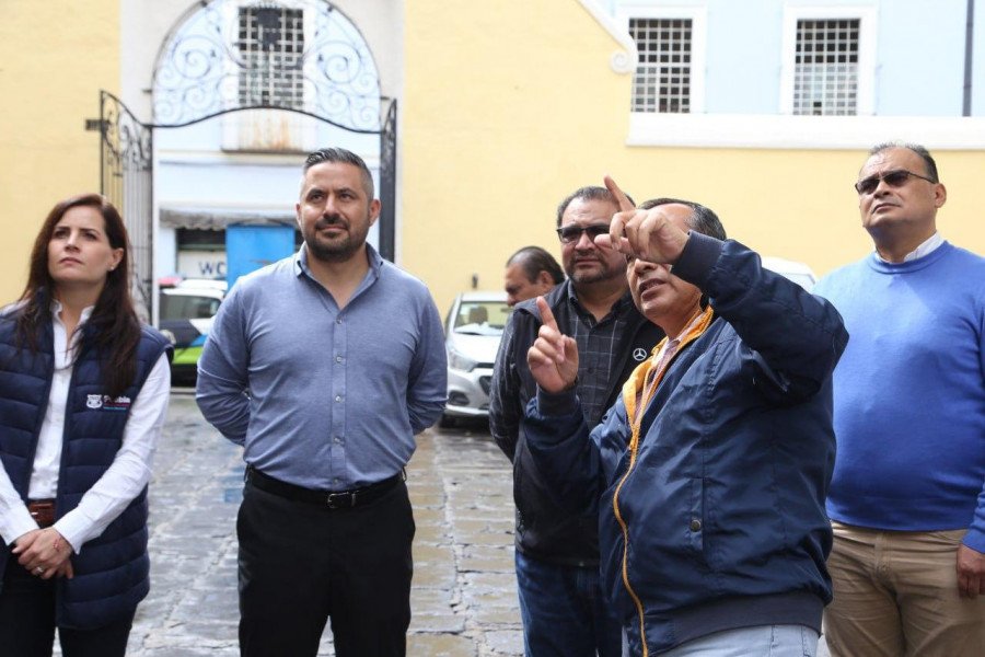 Ayuntamiento de Puebla da mantenimiento a fachadas de 3 templos