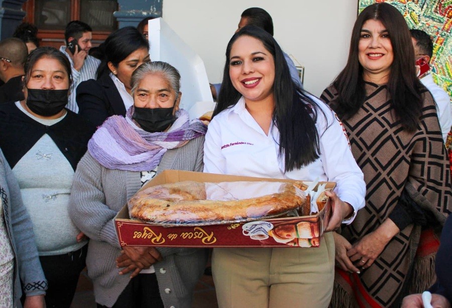Anuncia Tonantzin Fernández la Gran Feria de la Rosca 2026 en San Pedro Cholula