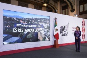 En el sexenio se invertir&aacute;n 20 mil mdp para sanear los r&iacute;os Atoyac, Lerma-Santiago y Tula: presidenta Claudia Sheinbaum