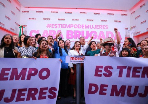 Clara Brugada se postula para la candidatura de Morena a la Ciudad de M&eacute;xico