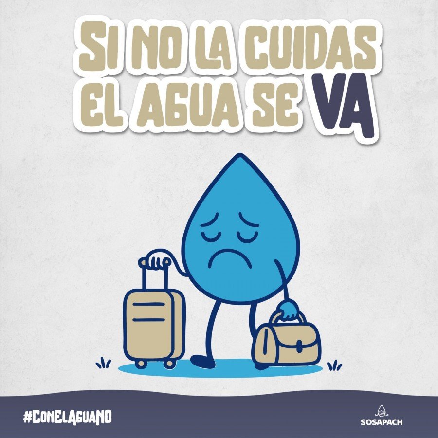 Con el agua no se juega... una campa&ntilde;a del SOSAPACH para crear conciencia