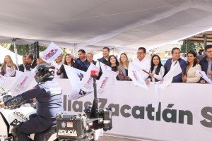 Con nuevas patrullas, gobierno estatal refuerza seguridad en Zacatl&aacute;n
