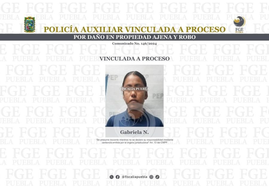 Procesan a policía auxiliar por robo en oficinas del Tribunal Electoral de Puebla