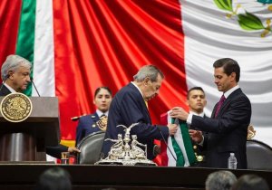 Andrés Manuel López Obrador y Enrique Peña Nieto