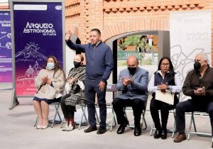 Inaugura edil de San Andrés Cholula exposición Arqueoastronomía de Puebla