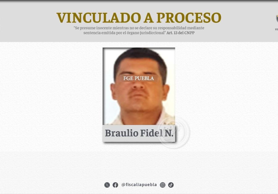 A proceso por portación de cartuchos y uso indebido de condecoraciones en Xoxtla