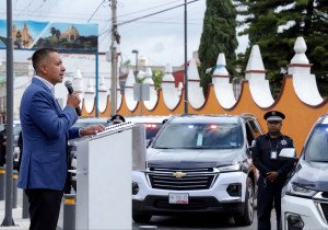Fortalece Mundo Tlatehui a la policía municipal de San Andrés Cholula con seis nuevas patrullas   