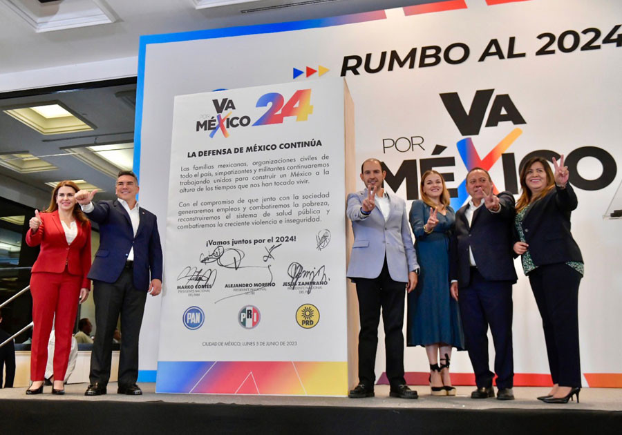 Va por M&eacute;xico alista m&eacute;todo para elegir candidato para 2024