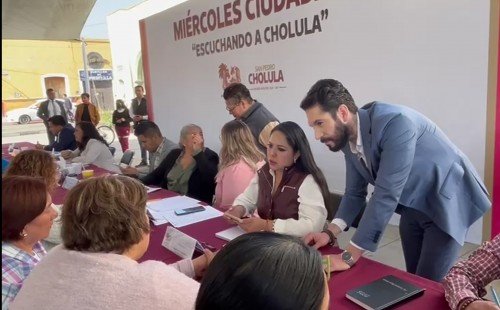 Encabeza Tonantzin Fern&aacute;ndez el Mi&eacute;rcoles Ciudadano en San Pedro Cholula