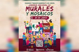 Miles de j&oacute;venes participar&aacute;n en la creaci&oacute;n de murales y mosaicos en los 32 estados del pa&iacute;s: IMJUVE