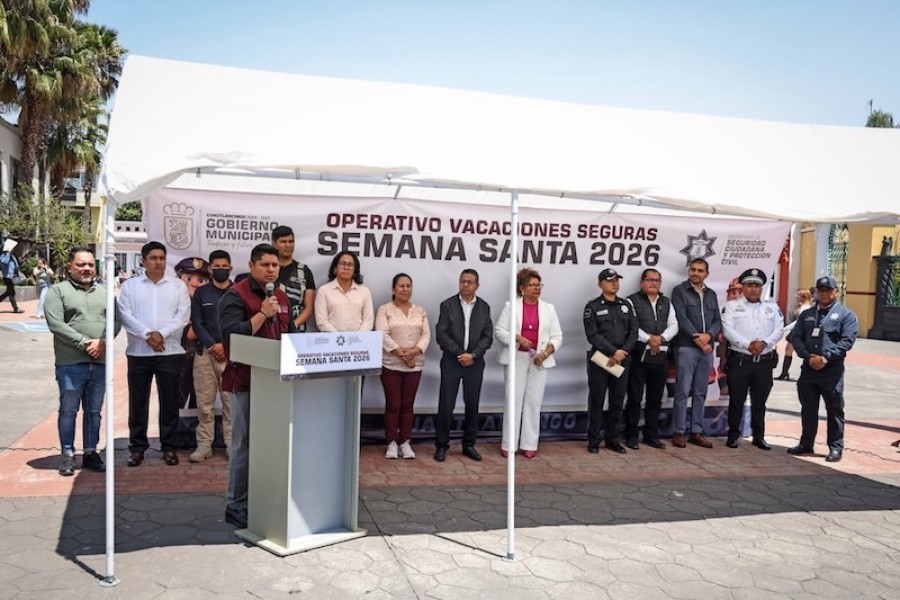 Gobierno Municipal de Cuautlancingo despliega operativo &ldquo;Semana Santa 2026&rdquo;.