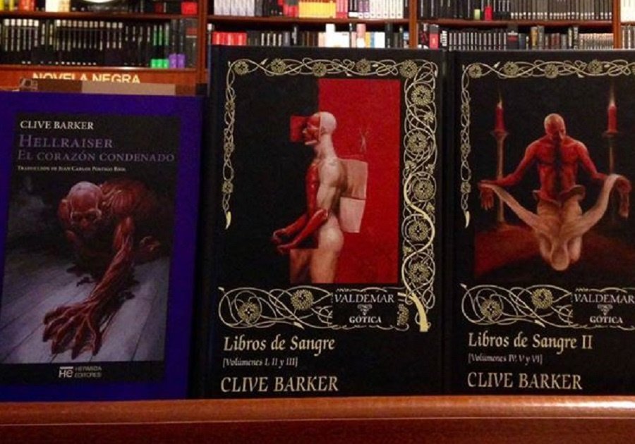 Portadas de libros de Clive Barker