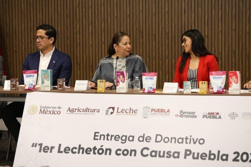 En Puebla nadie est&aacute; solo, afirma Laura Artemisa en Lechet&oacute;n con Causa 2025