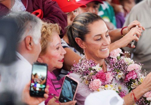 En Quer&eacute;taro, Claudia Sheinbaum ofrece seguridad y bienestar a mujeres