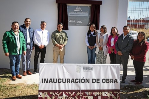 Omar Mu&ntilde;oz fortalece seguridad en Bachillerato Forjadores