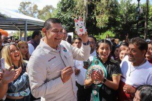 Encabeza Alejandro Armenta la Jornada Tejiendo Paz para fortalecer la comunidad