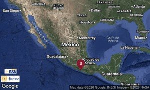 Alertas s&iacute;smicas se activan por epicentro de 6.5 en San Marcos Guerrero