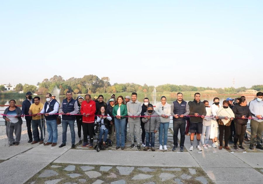 Entrega ERP la rehabilitaci&oacute;n del Parque Centenario Laguna de Chapulco