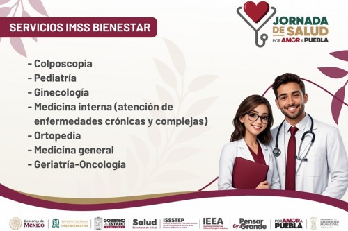 Cuautlancingo ser&aacute; sede de la Mega Jornada de Salud &ldquo;Por Amor a Puebla&rdquo;
