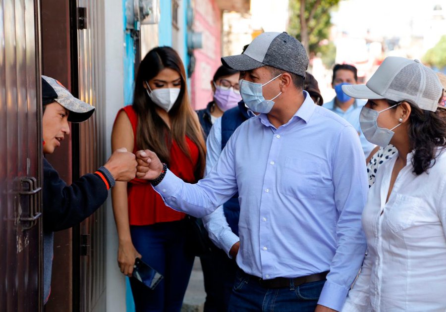 Inicia Tlatehui caminatas de agradecimiento en San Andrés