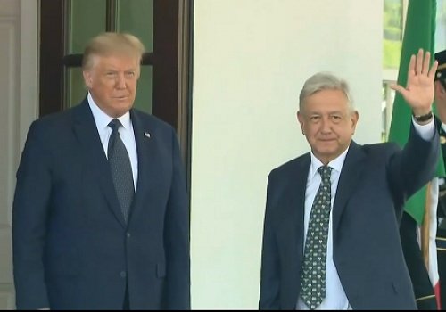 AMLO y Donald Trump