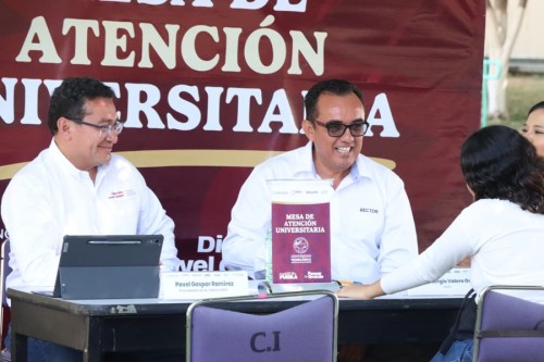 Impulsa Pável Gaspar vinculación con jóvenes de la Mixteca