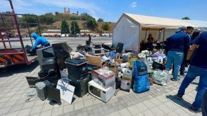 EcoCholula recolecta más de 2 toneladas de reciclaje y 50 litros de aceite en San Pedro Cholula