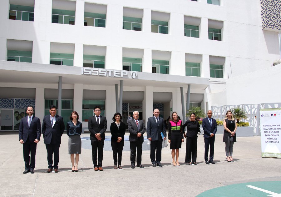 Inauguran ISSSTEP, Embajada de Francia y Alianza francesa ciclo de rotaciones médicas