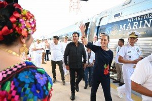 La presidenta Sheinbaum inaugura estaciones Tonalá y Arriaga del Tren Interoceánico