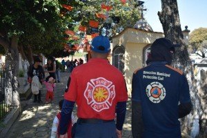 Saldo blanco en San Pedro Cholula durante las festividades del Día de Muertos