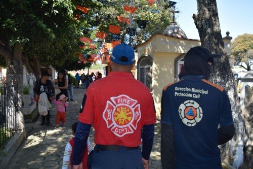 Saldo blanco en San Pedro Cholula durante las festividades del Día de Muertos