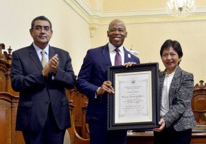 La BUAP otorga Doctorado Honoris Causa a Eric Leroy Adams, alcalde de NY